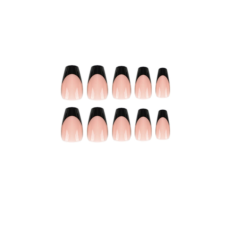 BLACK FRENCH TIP