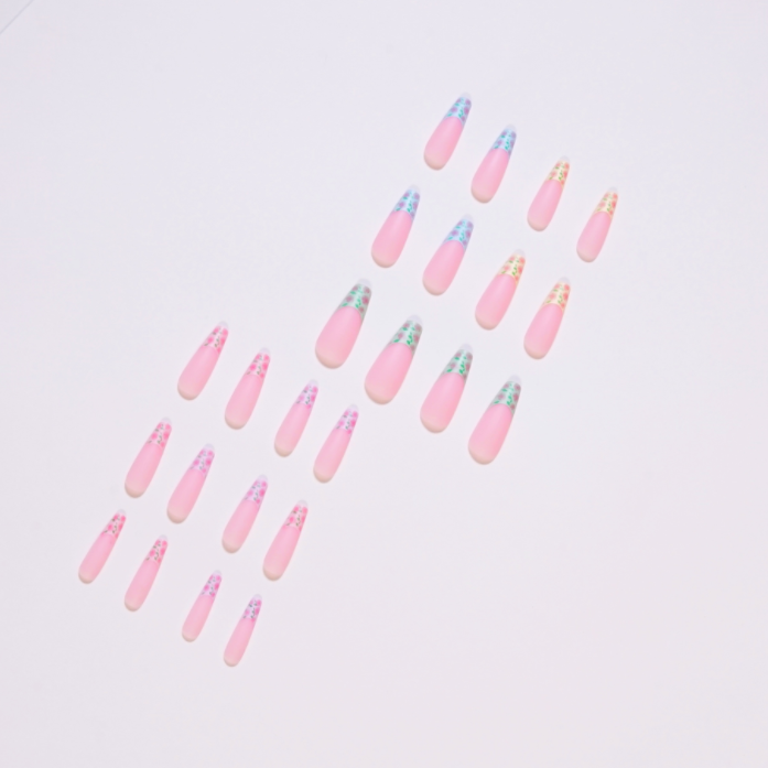 PEACH BETWEEN FINGERS.