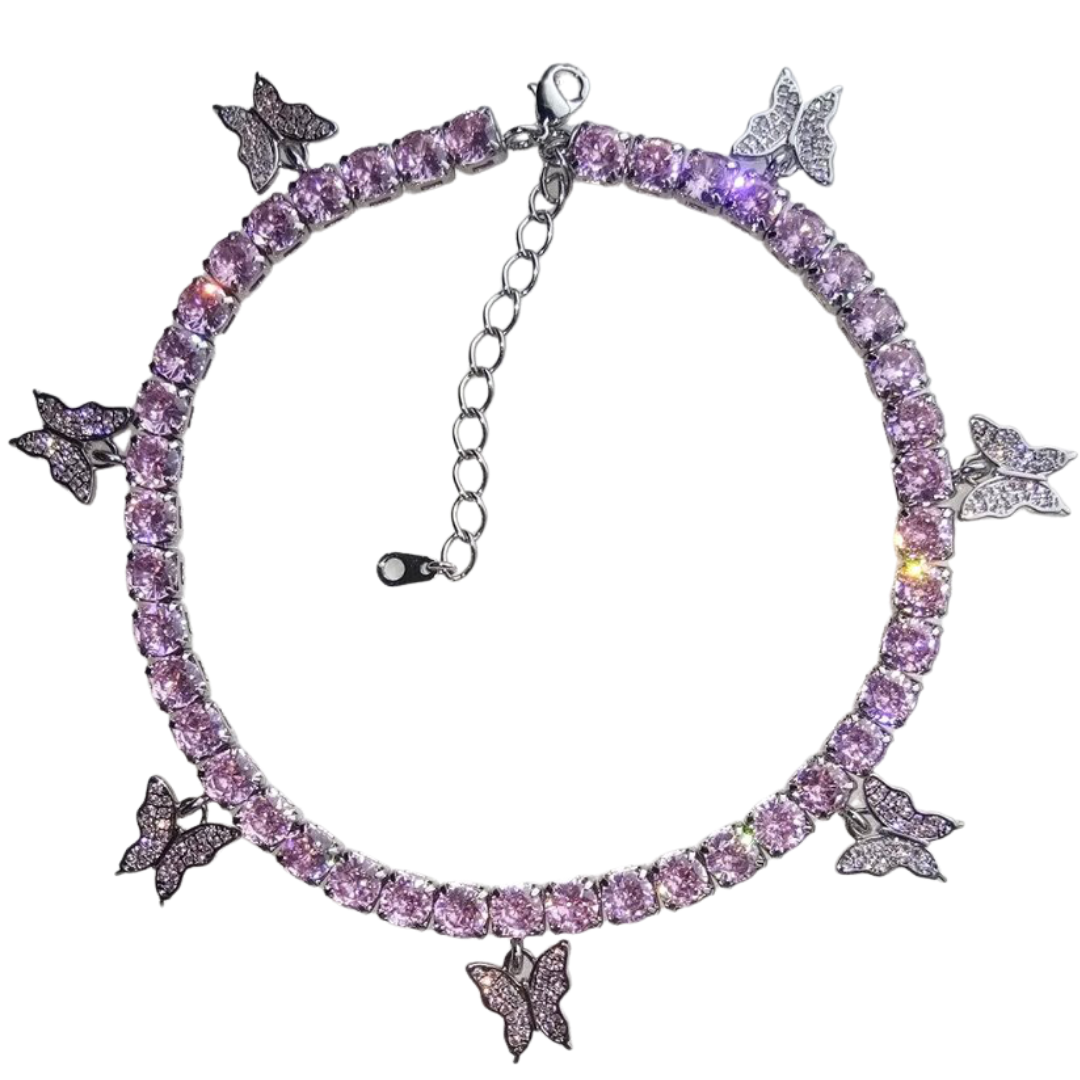 Tennis Butterfly Anklet