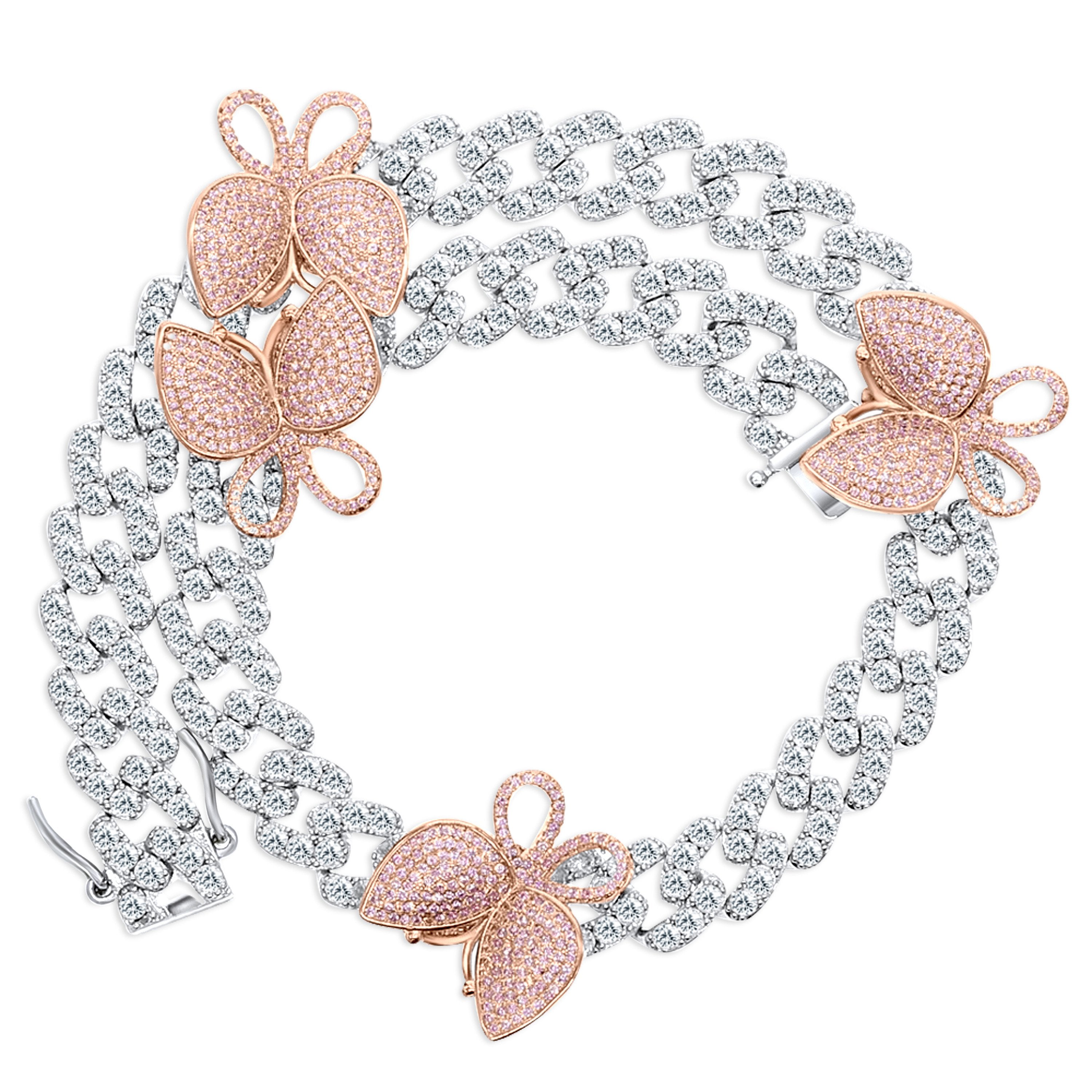 Butterfly Cuban Link Necklace