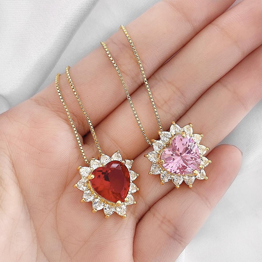 Icy Heart Necklace