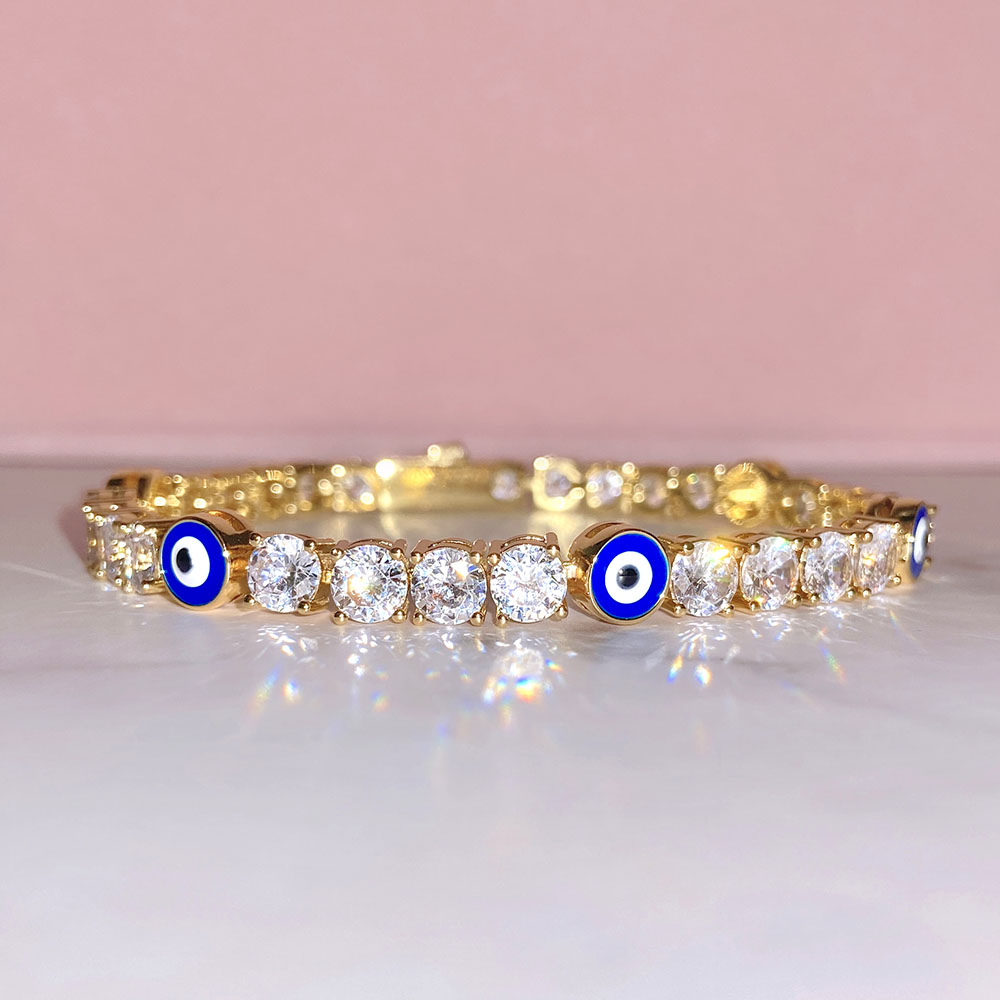 Evil Eye Tennis Bracelet