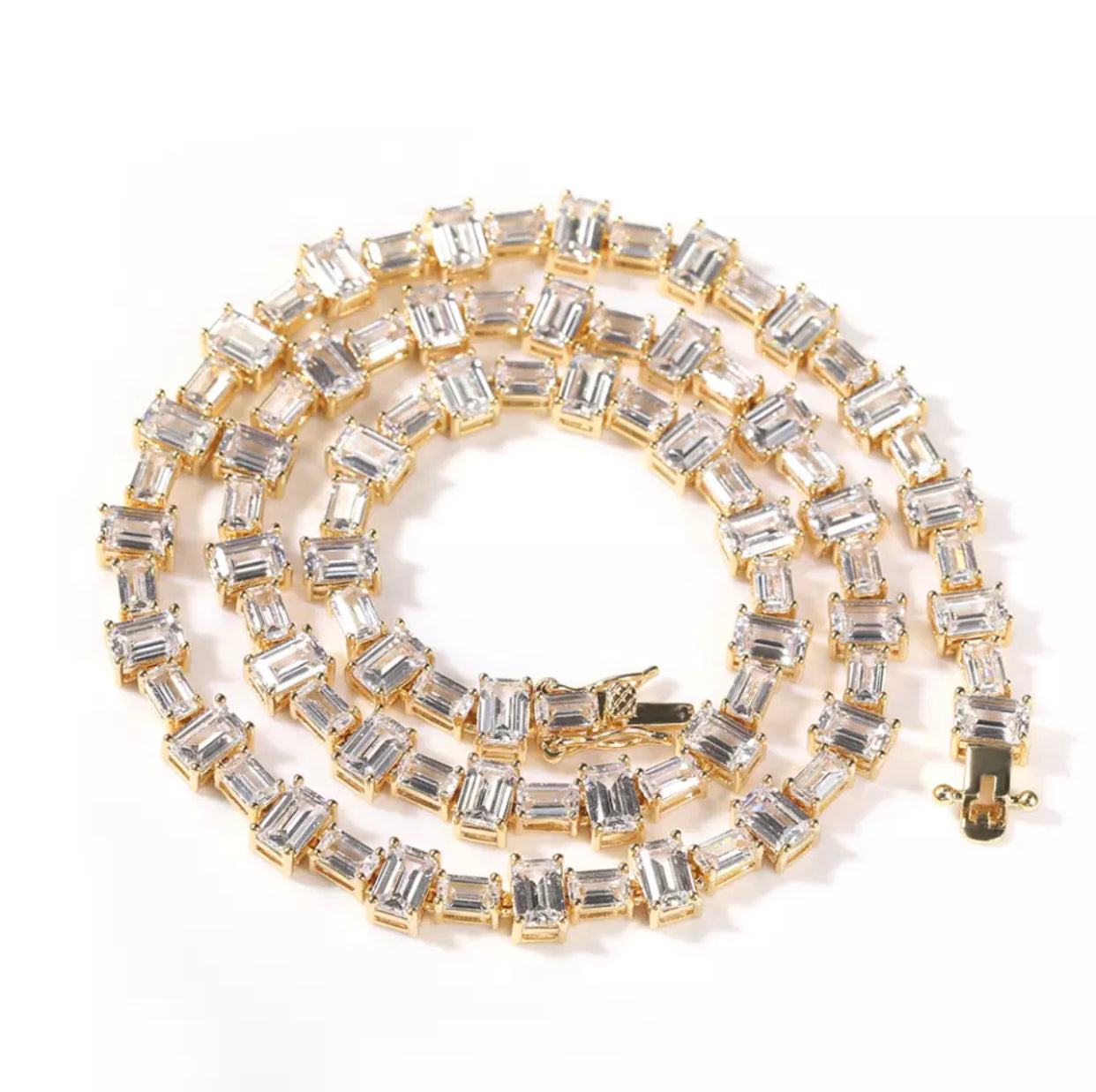 Emerald Cut Necklace