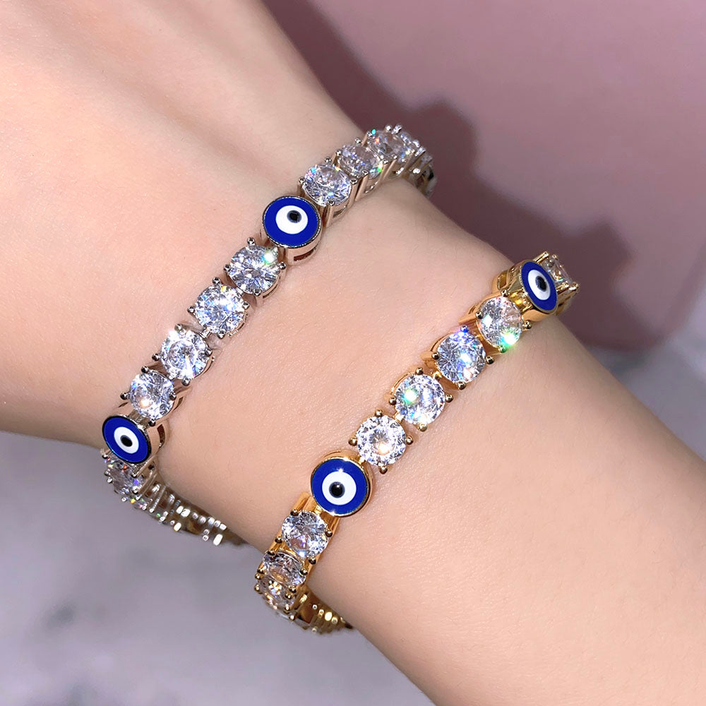 Evil Eye Tennis Bracelet