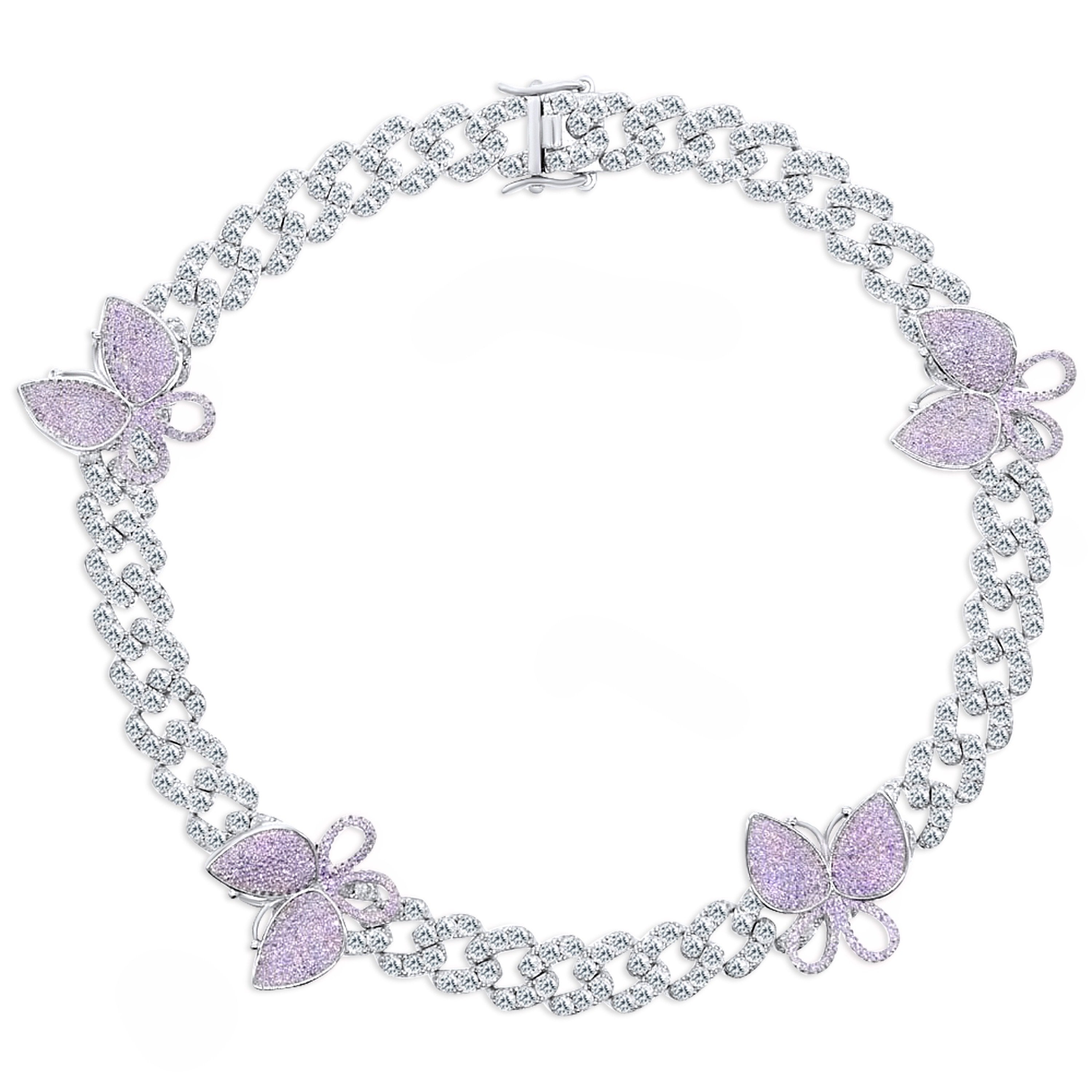 Butterfly Cuban Link Necklace