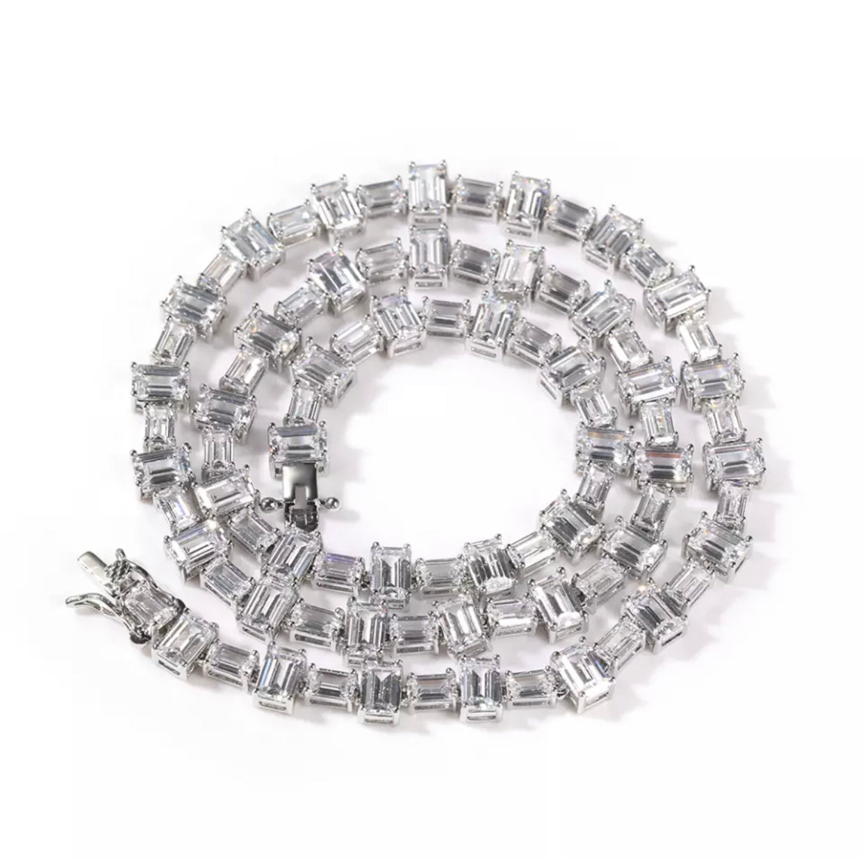 Emerald Cut Necklace