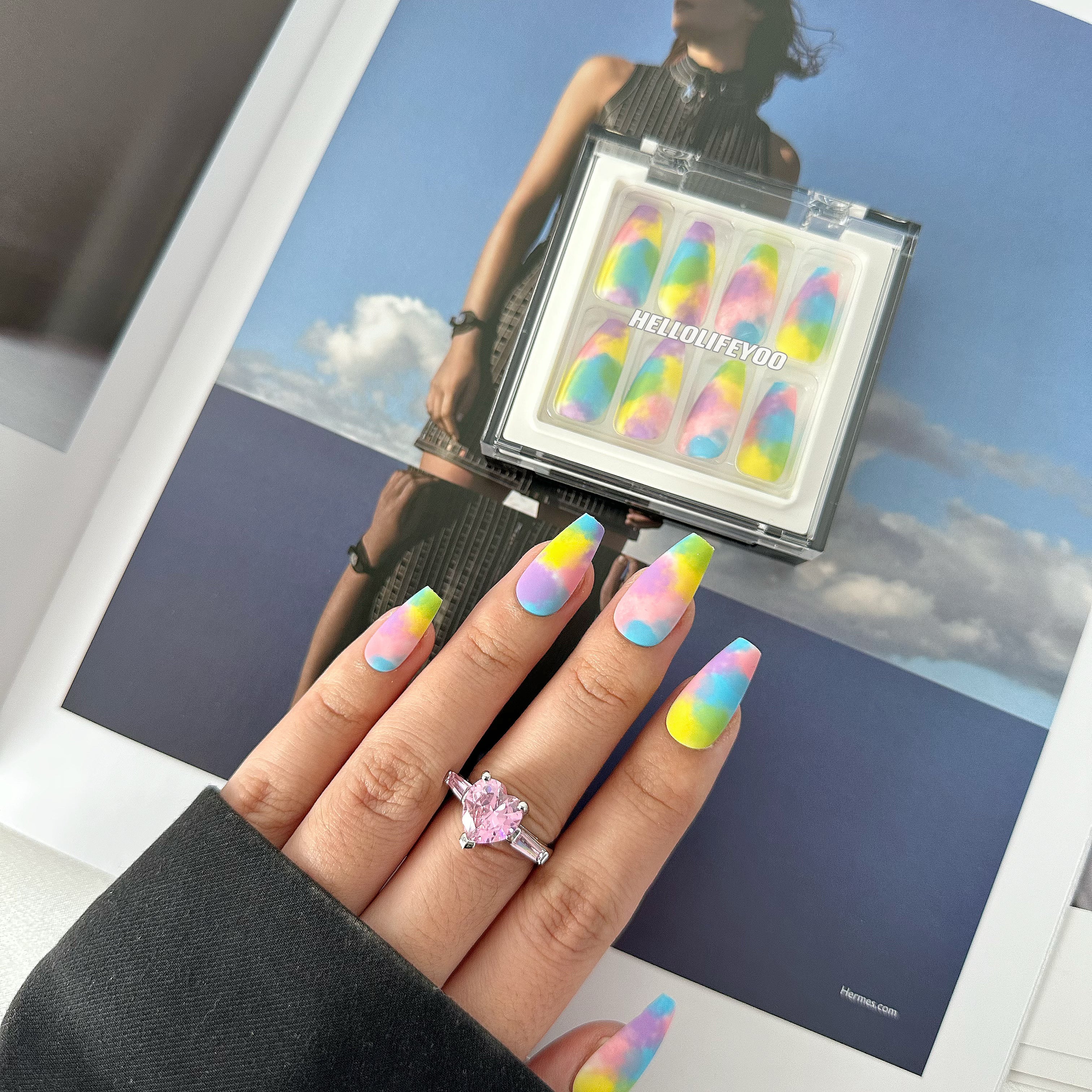 COLORFUL COTTON CANDY - 28 PCS