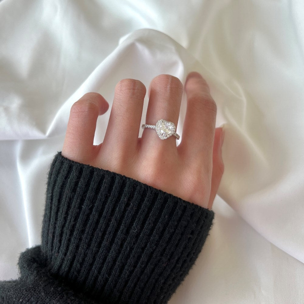Be Mine Pink Heart Ring
