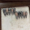MOMENT-TEN PIECES OF HANDCRAFTED PRESS ON NAIL