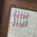 PAMUKKALE-TEN PIECES OF HANDCRAFTED PRESS ON NAIL