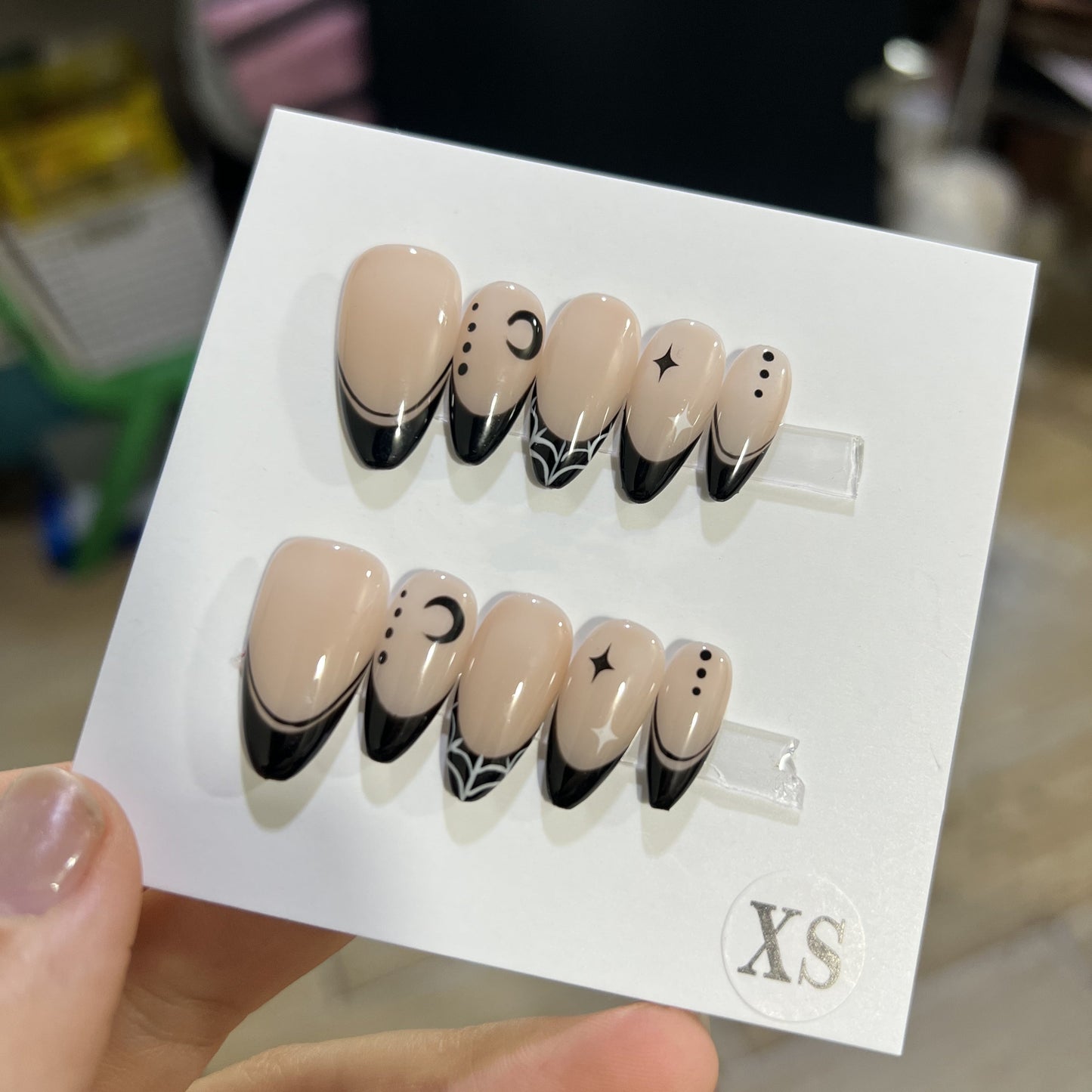 [HALLOWEEN]SERENADE-TEN PIECES OF HANDCRAFTED PRESS ON NAIL