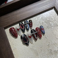 BIBLE-TEN PIECES OF HANDCRAFTED PRESS ON NAIL
