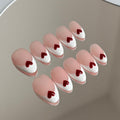VALENTINE'S DAY-3D TEN PIECES OF HANDCRAFTED PRESS ON NAIL