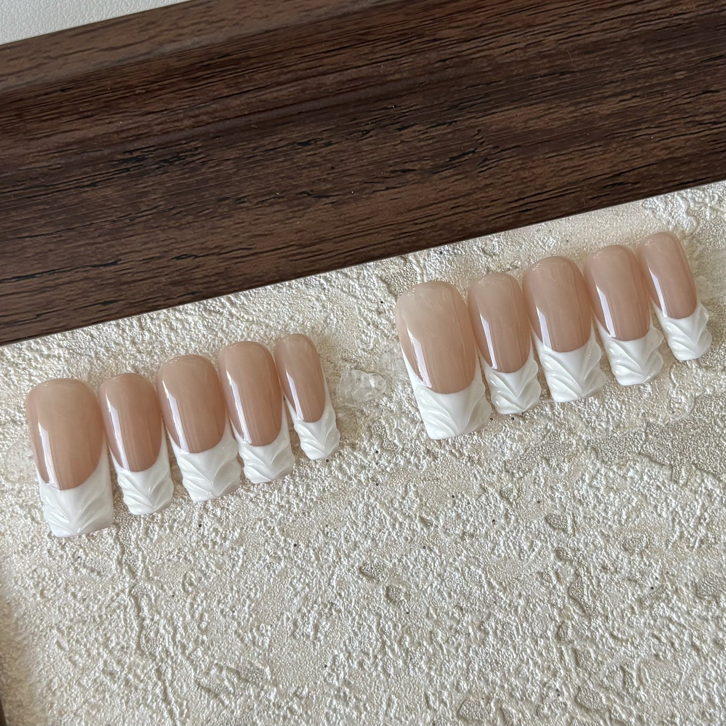 NOSTALGIA-TEN PIECES OF HANDCRAFTED PRESS ON NAIL