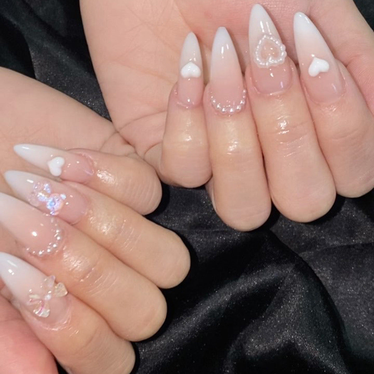 ALMOND PRESS ON NAILS 24PCS