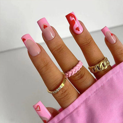 VALENTINE'S DAY PRESS ON NAILS 24PCS