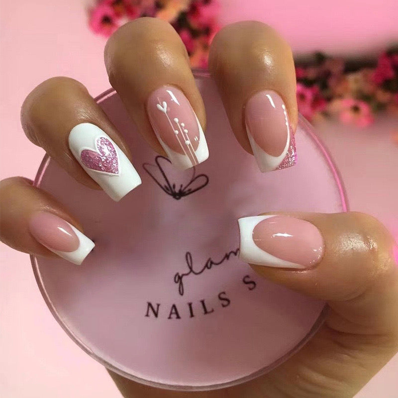 VALENTINE'S DAY PRESS ON NAILS 24PCS