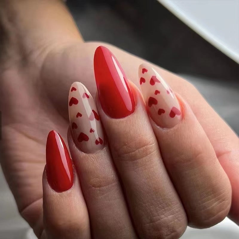 VALENTINE'S DAY PRESS ON NAILS 24PCS