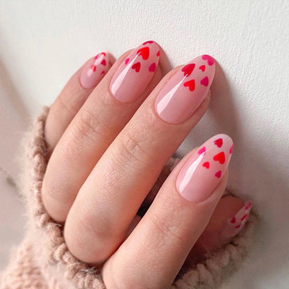 VALENTINE'S DAY PRESS ON NAILS 24PCS