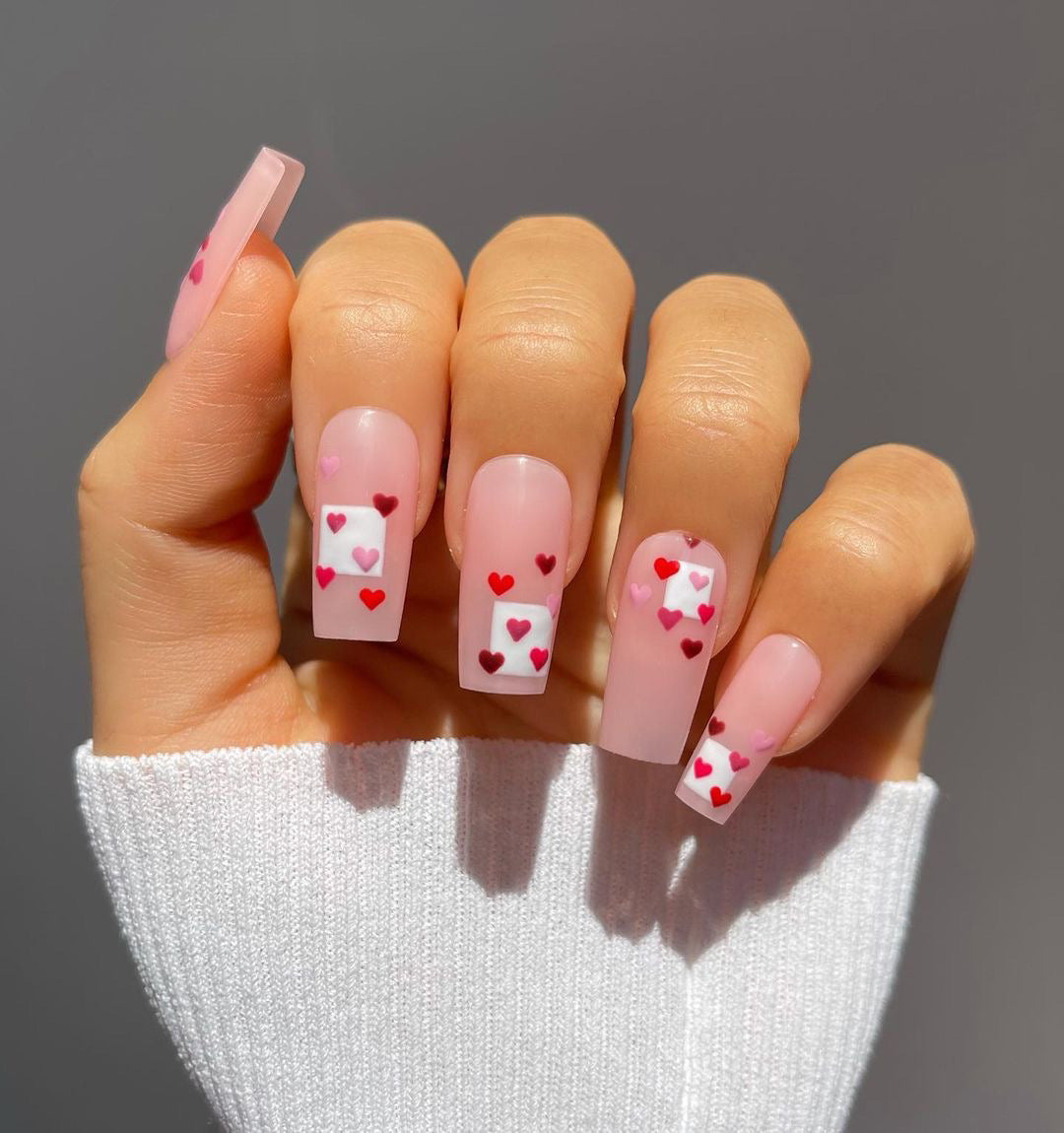 VALENTINE'S DAY PRESS ON NAILS 24PCS