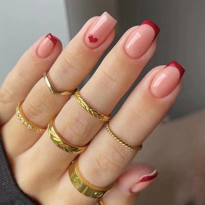VALENTINE'S DAY PRESS ON NAILS 24PCS