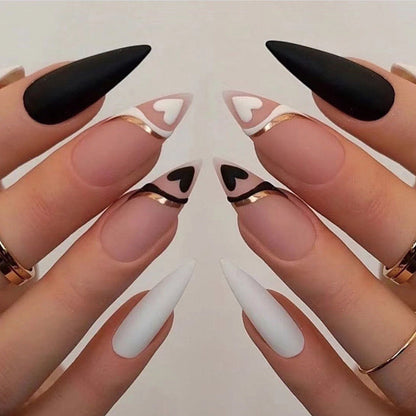 ALMOND PRESS ON NAILS 24PCS