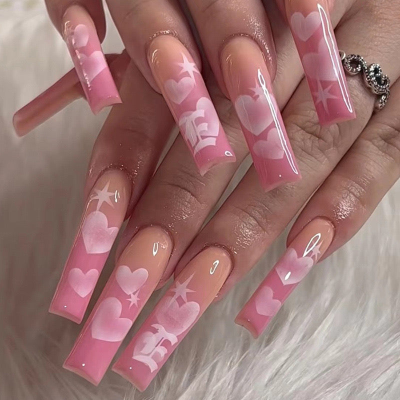 VALENTINE'S DAY PRESS ON NAILS 24PCS