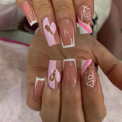 VALENTINE'S DAY PRESS ON NAILS 24PCS