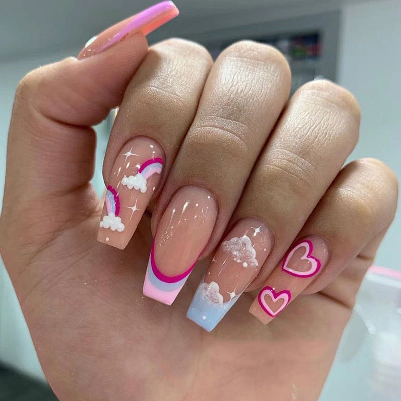 VALENTINE'S DAY PRESS ON NAILS 24PCS