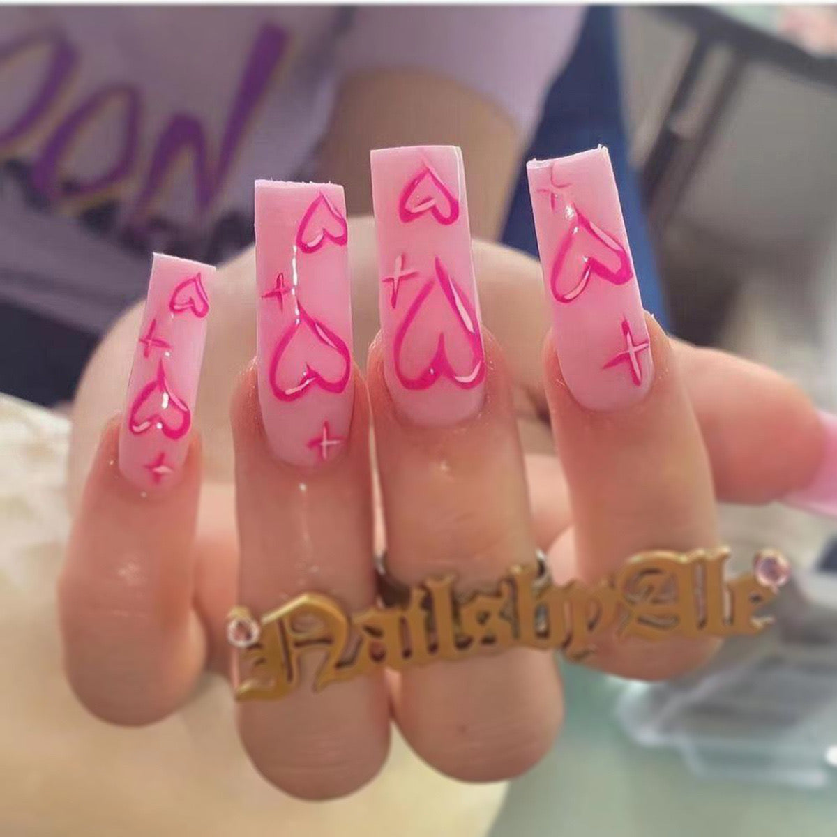 VALENTINE'S DAY PRESS ON NAILS 24PCS