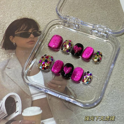 TEN PIECES OF HANDCRAFTED PRESS ON NAIL