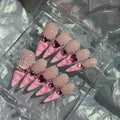 HELLO KITTY - TEN PIECES OF HANDCRAFTED PRESS ON NAIL