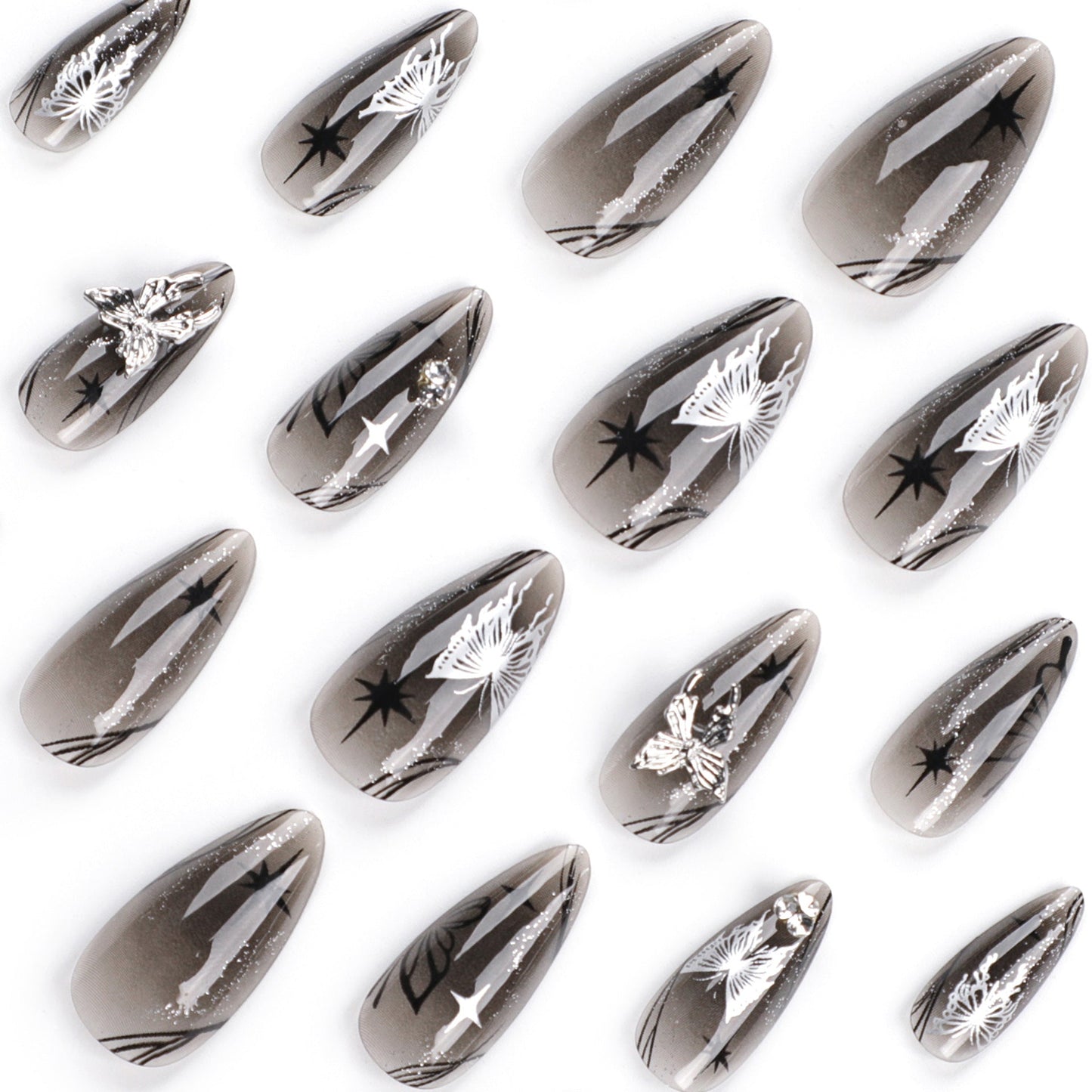 24PCS STILETTO PRESS ON NAILS
