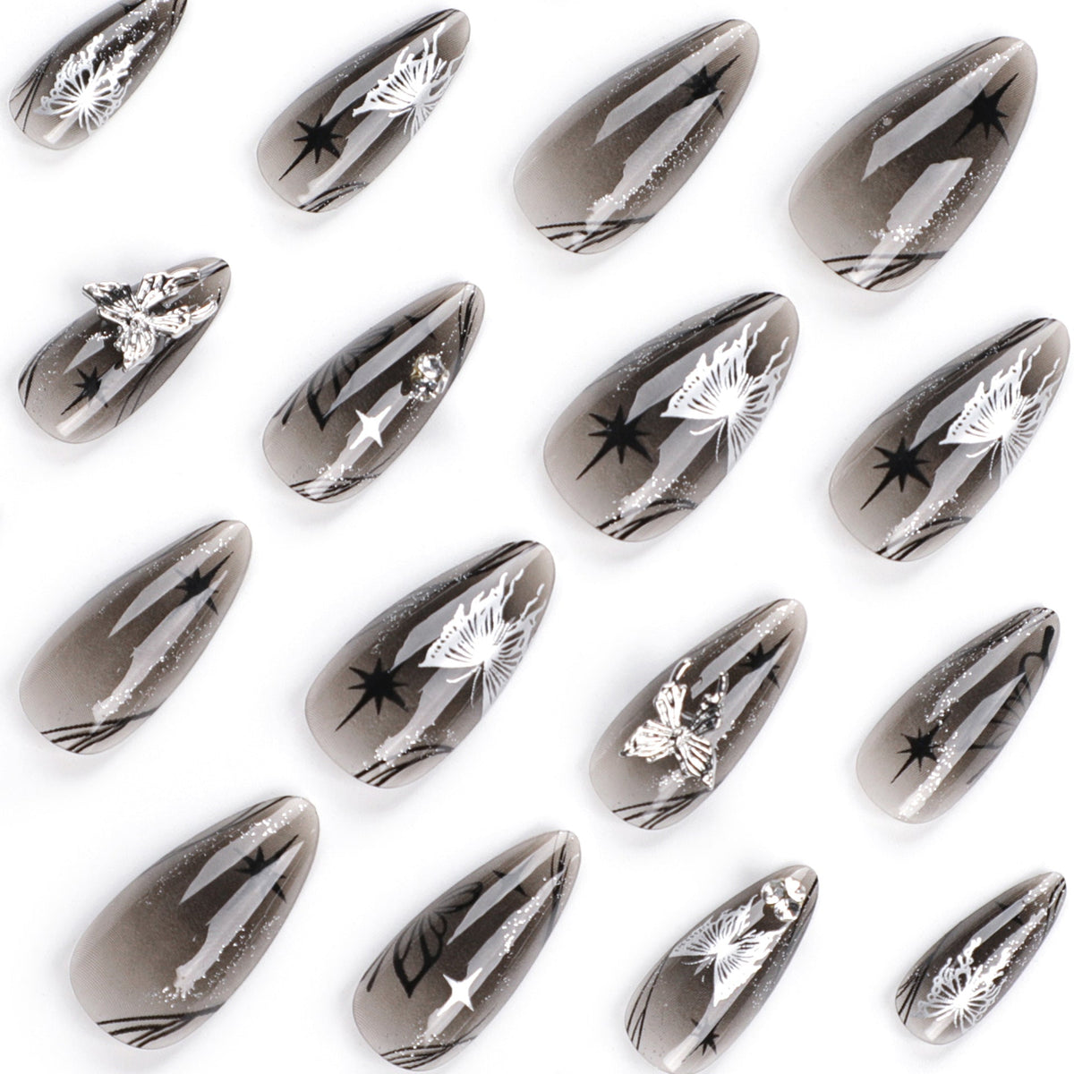 24PCS STILETTO PRESS ON NAILS