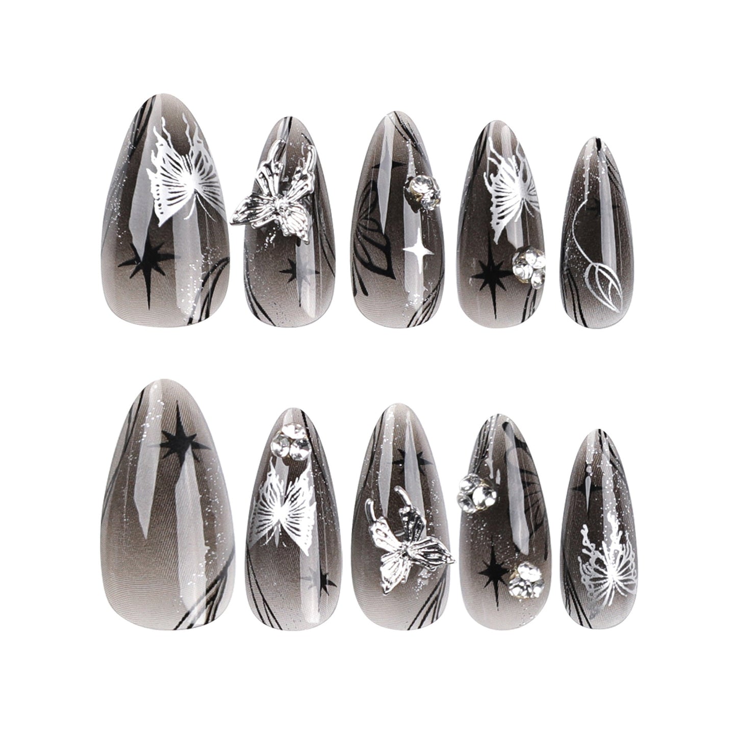24PCS STILETTO PRESS ON NAILS