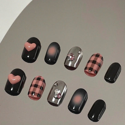 TEN PIECES OF HANDCRAFTED PRESS ON NAIL