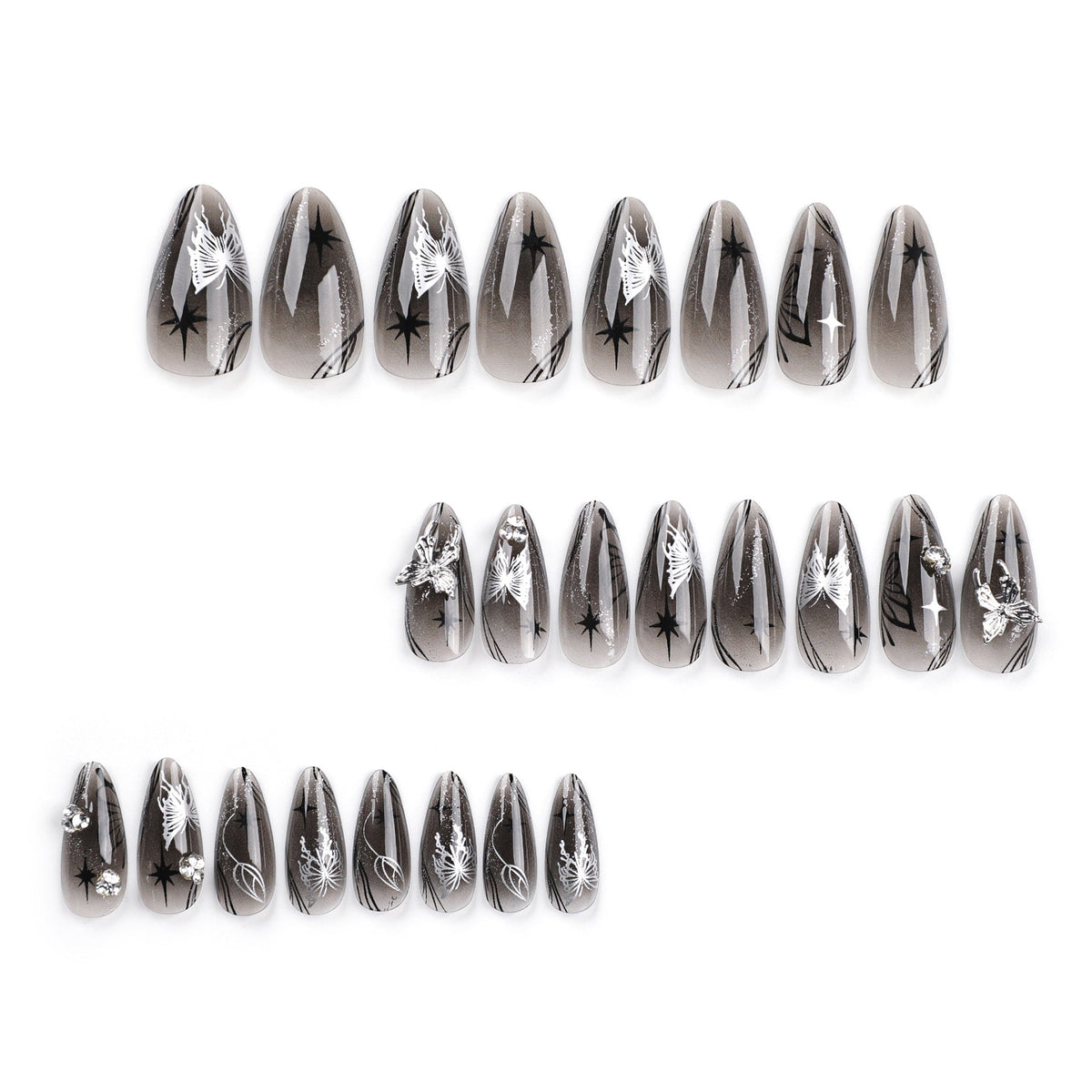 24PCS STILETTO PRESS ON NAILS