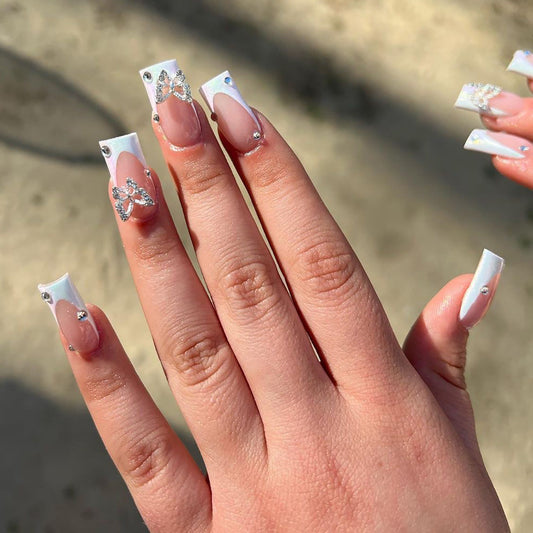 WHITE FRENCH BUTTERFLY