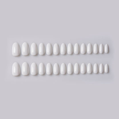 WHITE CRYSTAL - 28 PCS